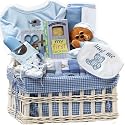 Sweet Baby Special Delivery Gift Basket - BOY BLUE