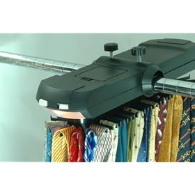 Motorized Tie Rack - Holds 64 Ties and 8 Belts - Free Shipping Upgrade - See Details