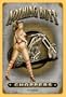 11x17 Nothing But Choppers Pinup Girl Motorcycle Vintage Metal Sign