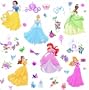 RoomMates RMK1470SCS Disney Princess Peel & Stick Wall Decals with Gems