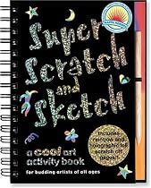 Super Scratch and Sketch: A Cool Art Activity Book for Budding Artists of All Ages
