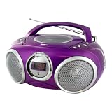 LECTEUR RADIO CD PORTABLE VIOLETpar Bigben Interactive