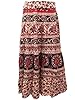 Womens Long Skirt Wrap Around Printed Cotton Indian Wrap Skirts