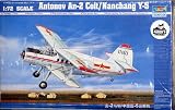 Antonov AN2 Colt Biplane 1-72 Model Kit by Trumpeter