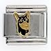 Animal Doberman Face Italian Charms