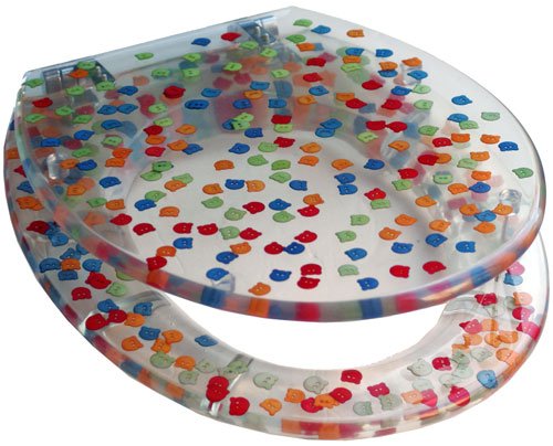 Puregadgets puregadgets the pac man bathroom wc luxury toilet seat jhte050