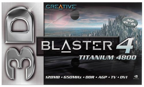 Creative 3D Blaster GeForce4 TI4800 Grafikkarte 128MB DDR (Retail)