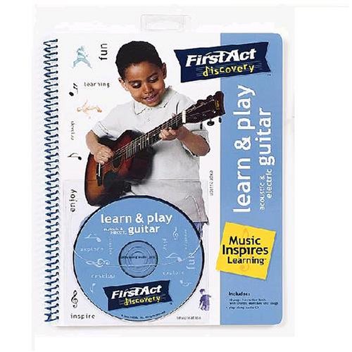 Childrens Toyshop  Musical Instruments : First Act Discovery FALPG1 Learn & Play Guitar Book and CD