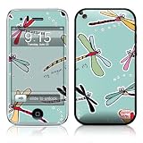 Dragon Fly Blue Design Protector Skin Decal Sticker for Apple 3G iPhone / iPhone 3GS 3G S