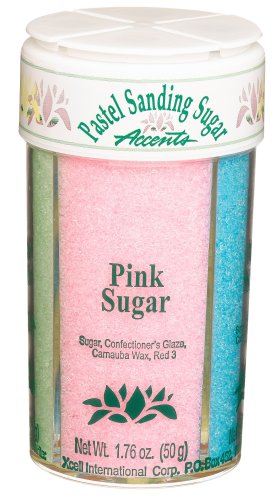 Dean Jacobs 6 Pastel Sanding Sugar Accents, Regular, 3.36-Ounce Jars (Pack of 4) by Dean Jacobs