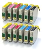 12 Compatible Printer Ink Cartridges for Epson Stylus Photo 1400