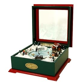 Crosley White Christmas Music Box