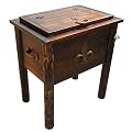 Leigh Country Char-log 54 qt. Fleur De Lis Medallion Patio Cooler