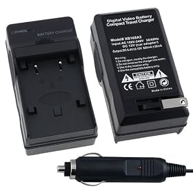 eForCity BATTERY CHARGER FOR CANON NB-2LH NB-2L EOS REBEL XT XTi