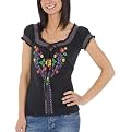 Gypsy Girl Graphic Tee - Black