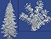 6' Pre-Lit Silver Wide Cut Tinsel Artificial Christmas Tree - Clear Lights