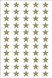 Ace Label 6007AL Teacher Star School Stickers, 1/2-Inch, Gold, 8 Sheets