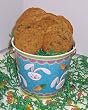 Scott's Cakes Cookie Combos - Brownie Chunk and Peanut Butter 2 lb. Blue Bunny Pail