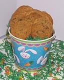 Gourmet Food : Scott's Cakes Cookie Combos - Brownie Chunk and Peanut Butter 1lb. Blue Bunny Pail