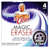 Mr. Clean Magic Wheel and Tire Eraser 4-Count Boxes (Pack of 6)