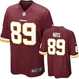 Santana Moss Youth Jersey: Home Maroon Game Replica #89 Nike Washintong Redskins Youth Jersey