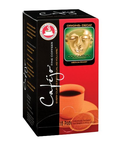 Cafejo Decaf Colombian Coffee Pods 4 Pack 