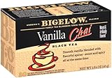 Bigelow Vanilla Chai Tea, 20-Count Boxes (Pack of 6)