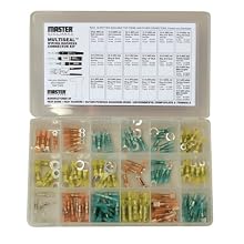 Master Appliance 10067 Multiseal Connector Assortment Kit, 14 Items, 120-Piece