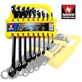 9pc CrV Combination Wrench Tool Set, SAE