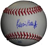 Kevin Kouzmanoff Autographed ROLB Baseball, Colorado Rockies, Oakland Athletics, Proof Photo of Kevin Signing for Us.