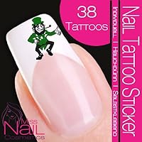 Nail Tattoo Sticker St. Patricks Day / Goblin