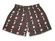 Men's The THREE 3 STOOGES Stacked BOXER 100% Cotton Shorts