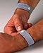 Lewis N. Clark Motion Sickness + Acupressure Wristbands for All Natural Nausea Relief During Travel or Pregnancy with Included Storage Case, 1 pair, Grey