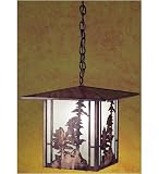 Pine Tree Hngng Lntrn A/C Ceiling Fixture