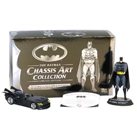 Batman Chassis Art Collection 2000 Batmobile Figure by Master Replicas