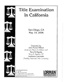 Title Examination