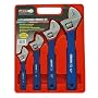 Grip 4 pc Adjustable Wrench Set