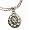 Etched Locket Silver Natural Seed Pearl Pendant w. Double Strand Cultured Pearl Chain, Lavender (16