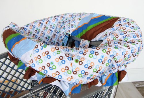 Buy Low Price Caden Lane Blue Star Shopping Cart Cover – Boutique Collection B0058DZVC6