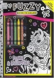Ponies and Butterflies Fuzzy Posters [With 5 Crayons]