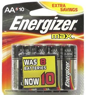 New Energizer Premium Max AA Per 8+2 Batteries Deliver Dependable Powerful Performance Long Life