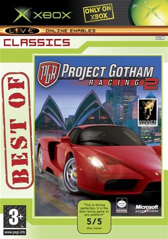 Childrens Toyshop  Video Games : Project Gotham Racing 2 - Best of Classics (Xbox)