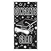 Beistle Congrats Grad Door Cover, 30 by 5-Feet, Black/White