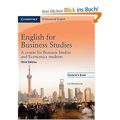 English for Business Studies: A Course for Business Studies and Economics Students (Cambridge Professional English)
