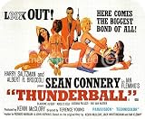 vintage James Bond 007 Thunderball Movie MOUSE PAD