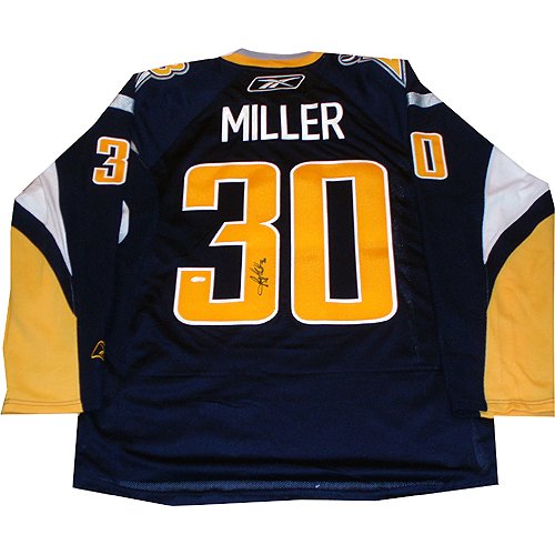 Steiner Sports NHL Buffalo Sabres Ryan Miller Sabres 07-08 Replica Blue Home Jersey