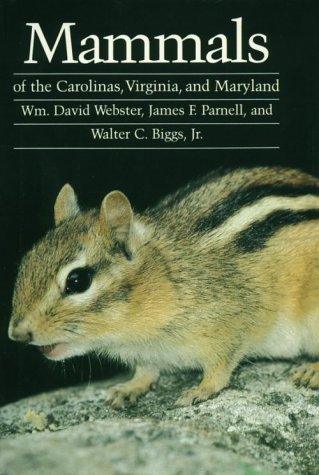 mammals of the carolinas virginia and maryland fred w morrison series in southern studies