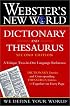 Webster's New World Dictionary and Thesaurus