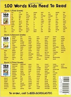 Amazon.com: 100 Words Kids Need To Read By 2nd Grade: Sight Word