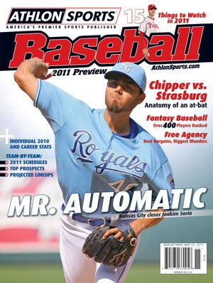 Athlon Sports 2011 MLB Baseball Preview Magazine- Kansas City Royals Cover